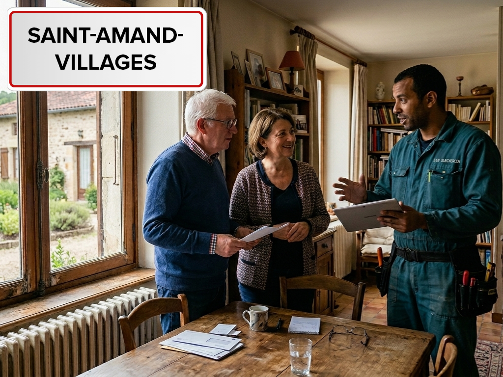Installation de pompe à chaleur à Saint-Amand-Villages (50160) dans la Manche